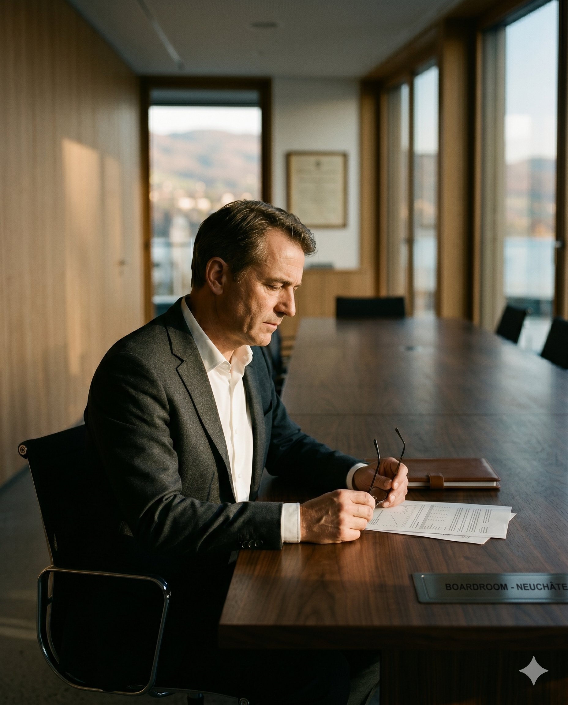 Dirigeant en bureau